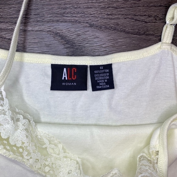 ALC Plus size striped button up shirt with tank top - Picture 5 of 7